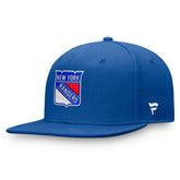 New York Rangers Fanatics Core Primary Logo Fitted Hat - Royal - NHL