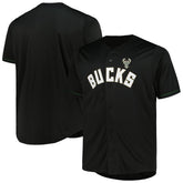 Milwaukee Bucks Profile Big & Tall Pop Jersey Black - NBA