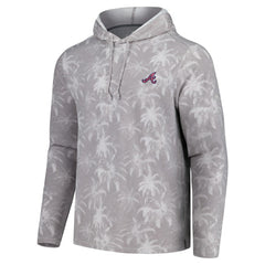 Atlanta Braves Tommy Bahama Palm Frenzy Hoodie Long Sleeve T-Shirt - MLB