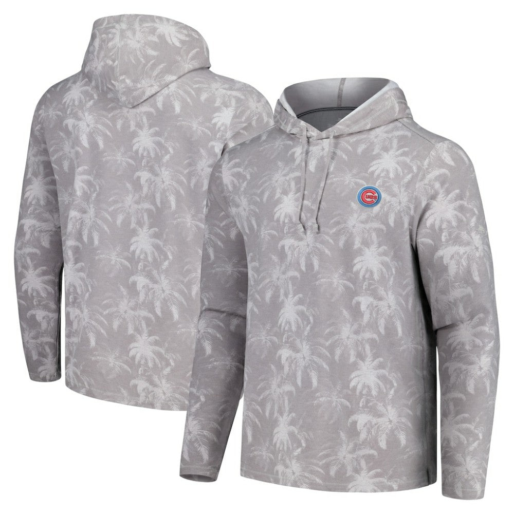 Chicago Cubs Tommy Bahama Palm Frenzy Hoodie Long Sleeve T-Shirt - MLB