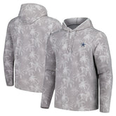 Dallas Cowboys Palm Frenzy Hoodie Long Sleeve T-Shirt Gray | Tommy Bahama