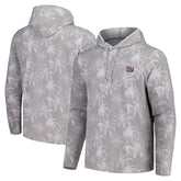 New York Giants Palm Frenzy Hoodie Long Sleeve T-Shirt Gray | Tommy Bahama
