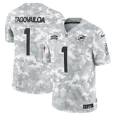 Tua Tagovailoa Miami Dolphins 2024 Salute to Service Limited Jersey Arctic Camo | Nike for Sale
