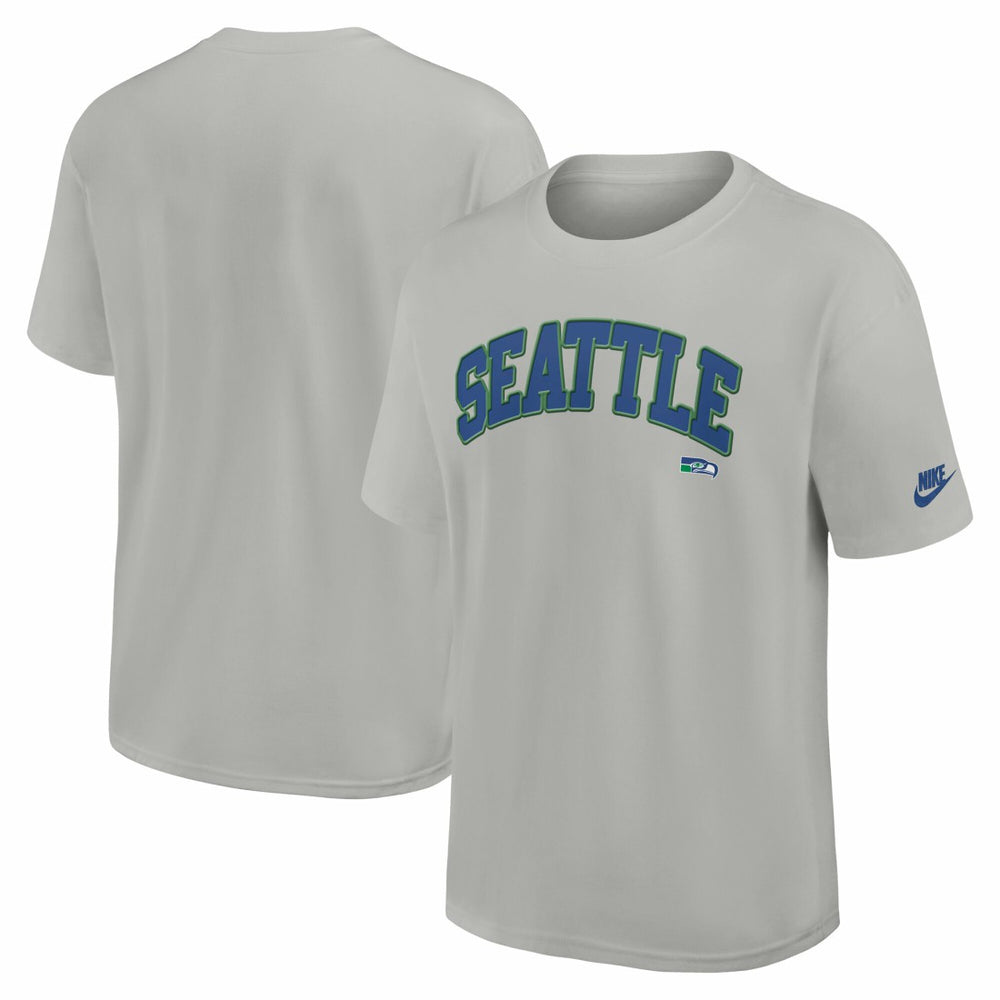 Seattle Seahawks Rewind Statement Max90 T-Shirt Gray | Nike for Sale