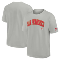 San Francisco 49ers Rewind Statement Max90 T-Shirt Gray | Nike for Sale
