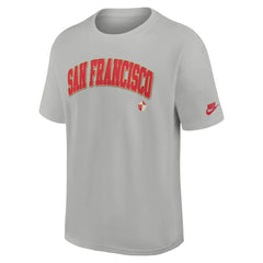 San Francisco 49ers Rewind Statement Max90 T-Shirt Gray | Nike for Sale