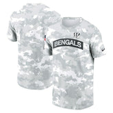 Cincinnati Bengals 2024 Salute To Service Big & Tall Performance T-Shirt White | Nike for Sale