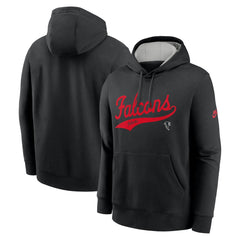 Atlanta Falcons Rewind Club Logo Pullover Hoodie Black | Nike for Sale