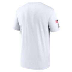 Cleveland Browns 2024 Salute To Service Legend Performance T-Shirt White | Nike for Sale