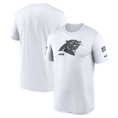 Carolina Panthers 2024 Salute To Service Legend Performance T-Shirt White | Nike for Sale
