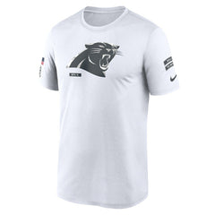 Carolina Panthers 2024 Salute To Service Legend Performance T-Shirt White | Nike for Sale