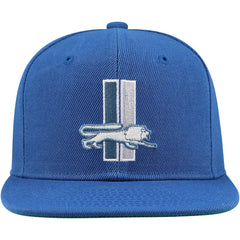 Detroit Lions Youth Gridiron Classics Ground Snapback Hat Blue | Mitchell & Ness
