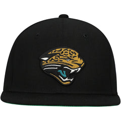 Jacksonville Jaguars Youth Gridiron Classics Ground Snapback Hat Black | Mitchell & Ness