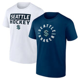 Seattle Kraken Fanatics Big & Tall 2-Pack T-Shirt Set - NHL