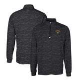 Seattle Mariners Cutter & Buck City Connect Big & Tall Traverse Camo Print Stretch Quarter-Zip Pullover Top - MLB