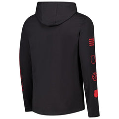 Barcelona Wordmark Long Sleeve Hoodie T-Shirt- Charcoal - FIFA World CUP