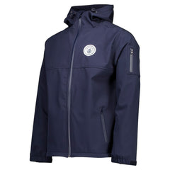Manchester City Three-Layer Full-Zip Hoodie Jacket Navy - FIFA World CUP