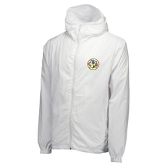 Club America Home Match Hoodie Full-Zip Windbreaker Jacket White - FIFA World CUP