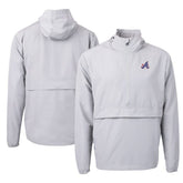 Atlanta Braves Cutter & Buck City Connect Charter Eco Recycled Half-Zip Anorak Jacket - MLB