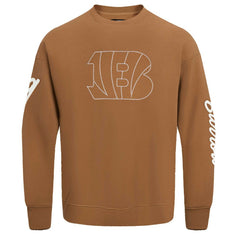Joe Burrow Cincinnati Bengals Pro Standard Pullover Crewneck Sweatshirt Brown | NFL
