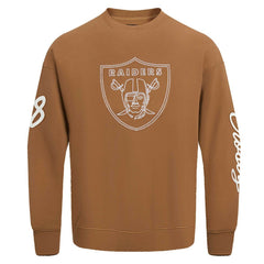 Maxx Crosby Las Vegas Raiders Pro Standard Pullover Crewneck Sweatshirt Brown | NFL