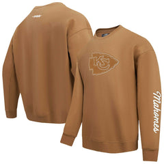 Patrick Mahomes Kansas City Chiefs Pro Standard Pullover Crewneck Sweatshirt Brown | NFL