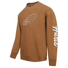 Jalen Hurts Philadelphia Eagles Pro Standard Pullover Crewneck Sweatshirt Brown | NFL