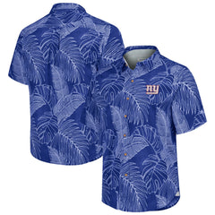 New York Giants Sport Vine Line Button-Down Shirt Royal | Tommy Bahama