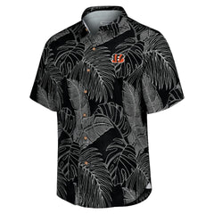 Cincinnati Bengals Sport Vine Line Button-Down Shirt Black | Tommy Bahama