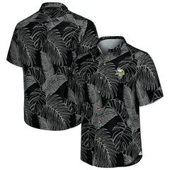 Minnesota Vikings Sport Vine Line Button-Down Shirt Black | Tommy Bahama