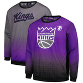 Sacramento Kings Stadium Essentials Unisex Full Capacity Reversible Pullover Sweatshirt Purple/Gray - NBA