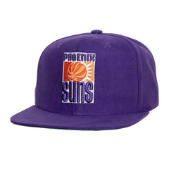 Phoenix Suns Sweet Suede Snapback Hat Purple - NBA