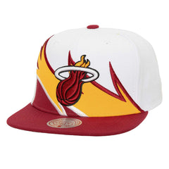 Miami Heat Waverunner Snapback Hat White/Red - NBA