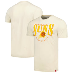 Phoenix Suns Sportiqe Unisex Sunburst Tri-Blend Comfy T-Shirt Cream - NBA