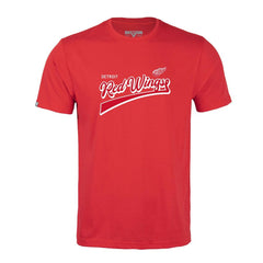 Detroit Red Wings Levelwear Richmond Retro Script T-Shirt - Red - NHL