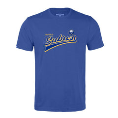 Buffalo Sabres Levelwear Richmond Retro Script T-Shirt - Royal - NHL
