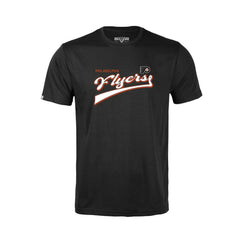 Philadelphia Flyers Levelwear Youth Little Richmond Retro Script T-Shirt - Black - NHL