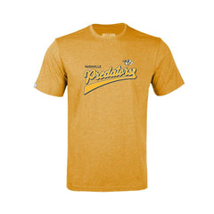 Nashville Predators Levelwear Youth Little Richmond Retro Script T-Shirt - Gold - NHL