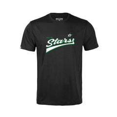 Dallas Stars Levelwear Youth Little Richmond Retro Script T-Shirt - Black - NHL