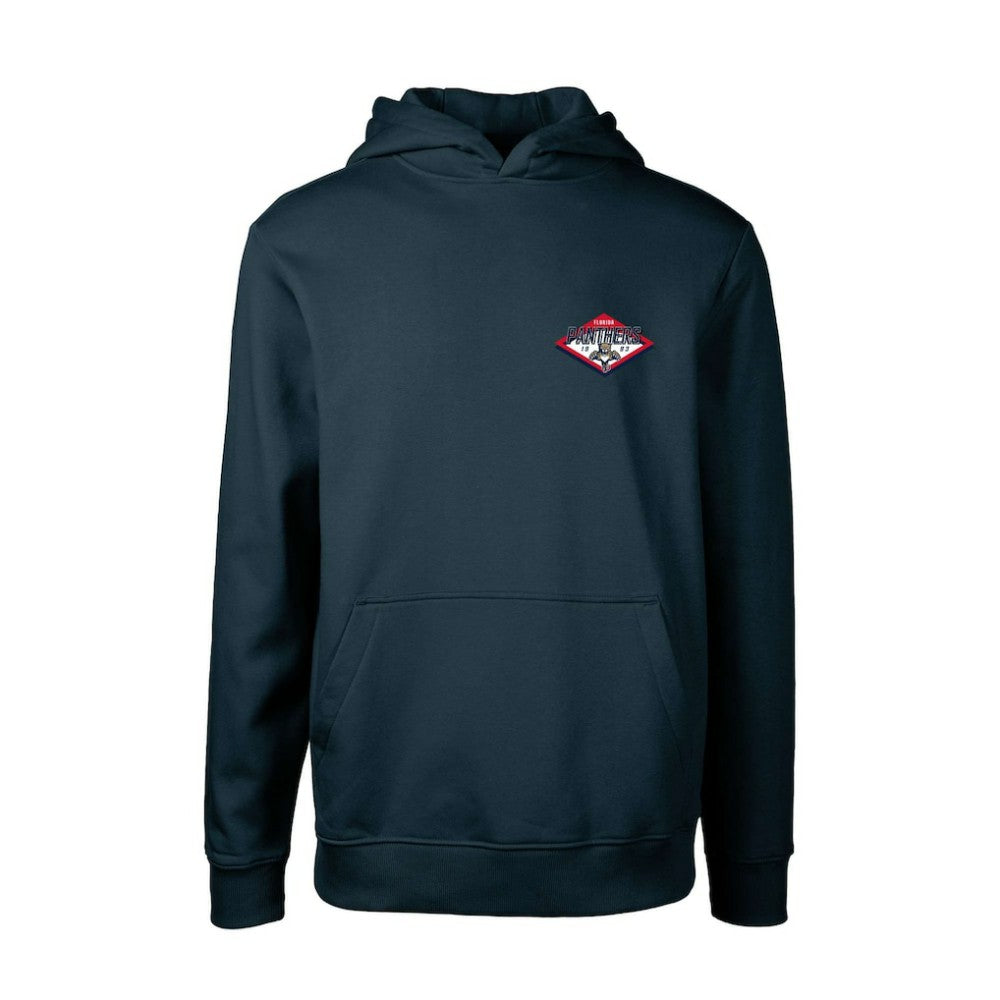 Florida Panthers Levelwear Youth Podium Club Patch 2.0 Fleece Pullover Hoodie - Navy - NHL
