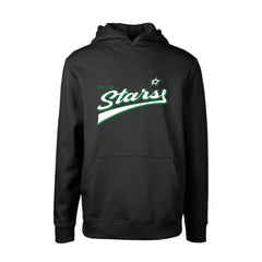 Dallas Stars Levelwear Youth Podium Retro Script Fleece Pullover Hoodie - Black - NHL