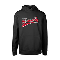 Carolina Hurricanes Levelwear Youth Podium Retro Script Fleece Pullover Hoodie - Black - NHL