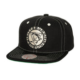 Pittsburgh Penguins Mitchell & Ness Energy Contrast Natural Snapback Hat - Black - NHL