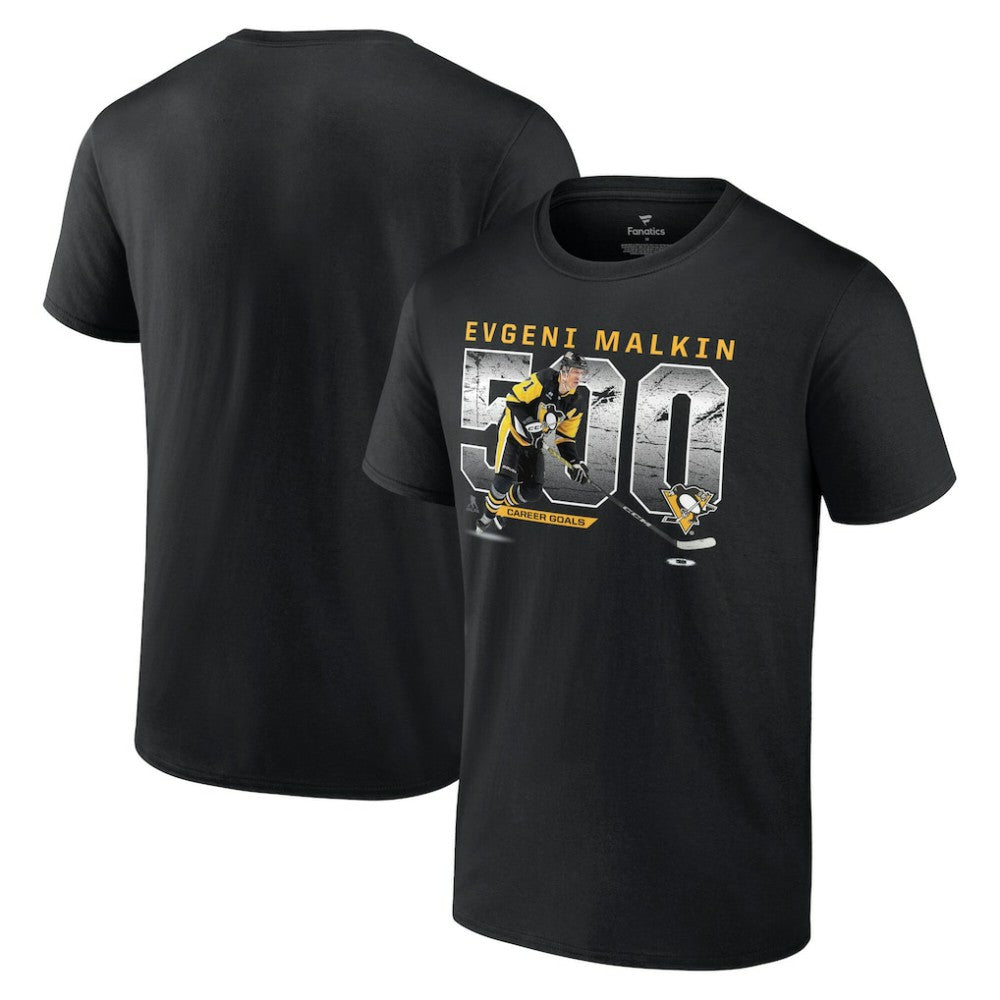 Evgeni Malkin Pittsburgh Penguins 500 Goals T-Shirt - Black - NHL