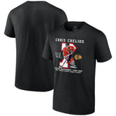 Chris Chelios Chicago Blackhawks Jersey Retirement T-Shirt - Black - NHL