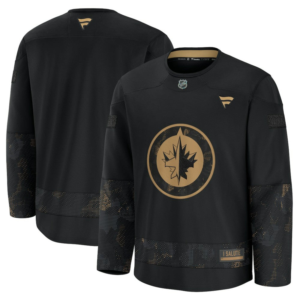 Winnipeg Jets Fanatics 2024 Military Appreciation Practice Jersey - Black - NHL
