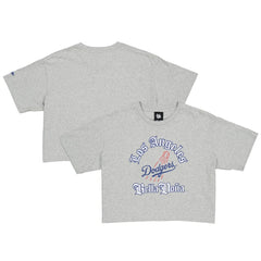 New Era Women's Bella Dona x Los Angeles Dodgers Boxy Crop T-Shirt - MLB