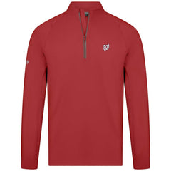 Washington Nationals Levelwear Theory Insignia Quarter-Zip Pullover - MLB