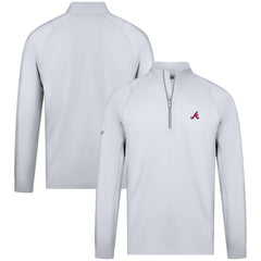 Atlanta Braves Levelwear Theory Insignia Quarter-Zip Pullover - MLB