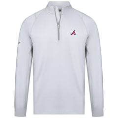 Atlanta Braves Levelwear Theory Insignia Quarter-Zip Pullover - MLB